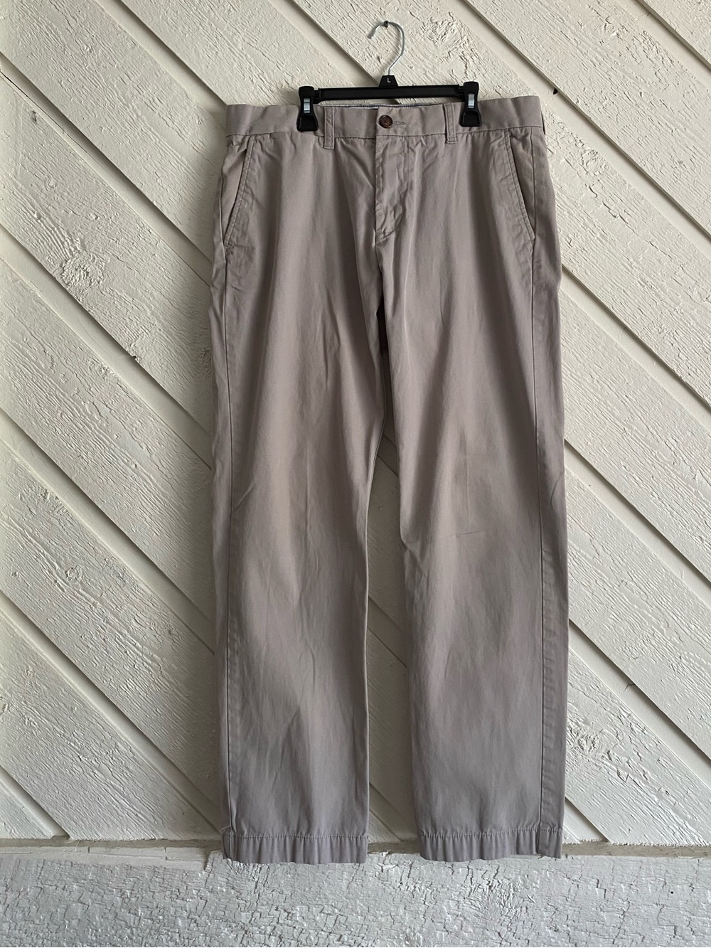 Men's Casual Straight-Leg Chino Pants - Light Taupe